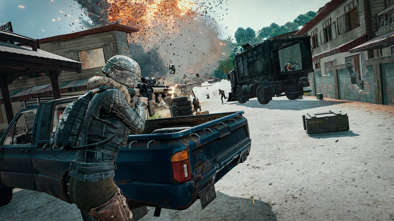 绝地求生 PUBG:BATTLEGROUNDS 官方游戏画面(发行商 KRAFTON 在 Steam 商店公开的游戏截图素材)-软领驱动大师